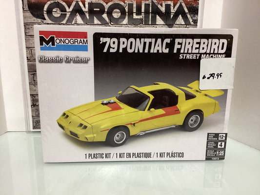 '79 Pontiac Firebird Street Machine 1:25 Scale Model Car Kit by Monogram SEALED